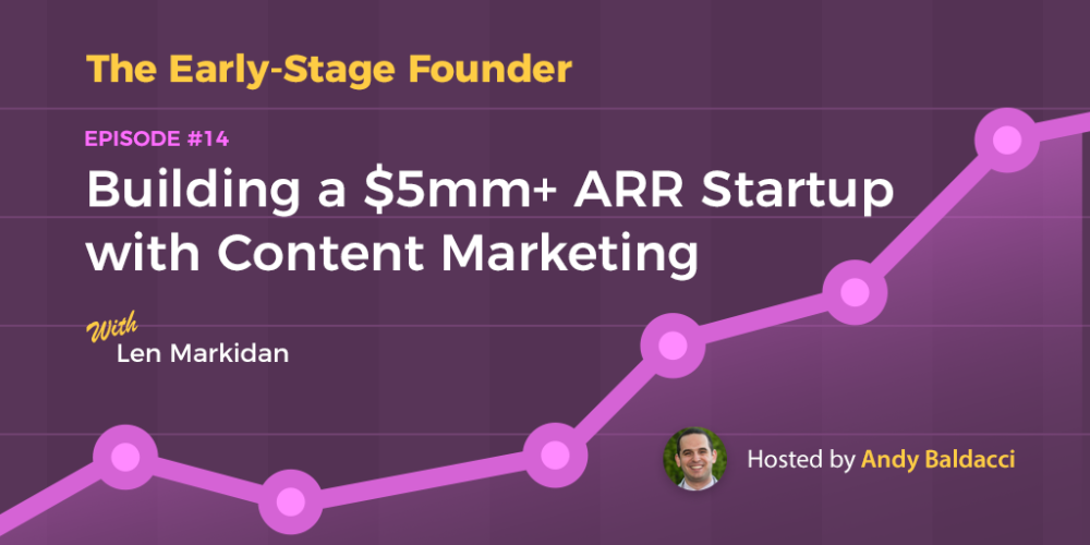 Len Markidan on Building a $5mm+ ARR Startup with Content Marketing