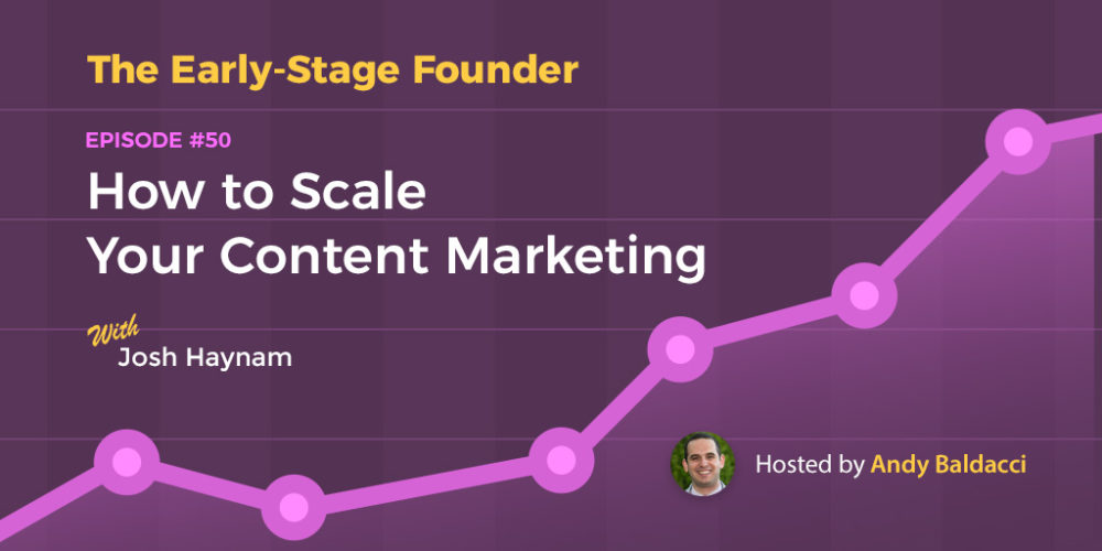 Josh Haynam on How to Scale Your Content Marketing